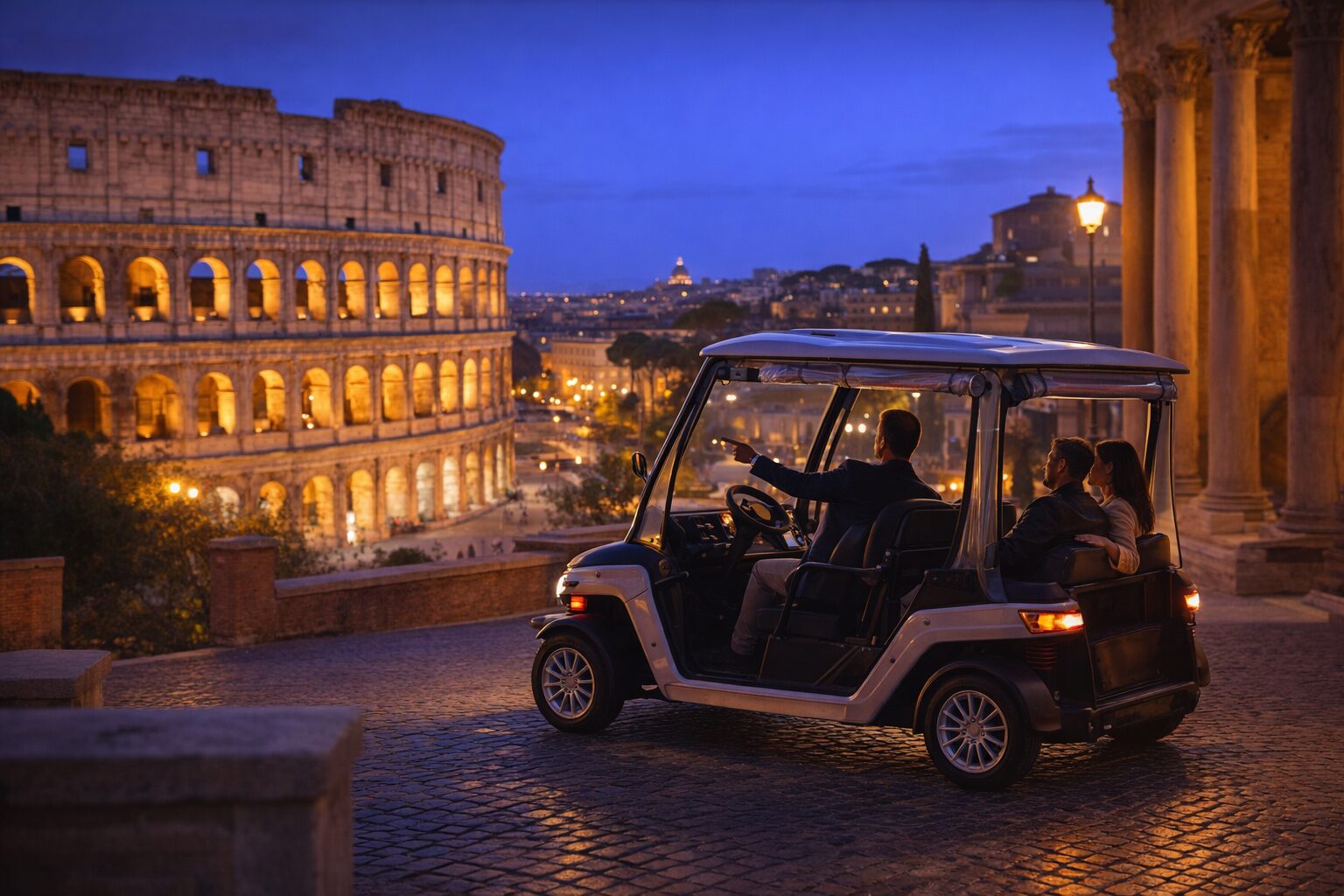 Rome evening sightseeing tour by Italy VIP Tours
